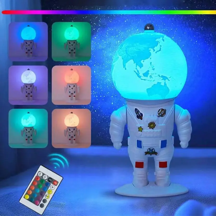Lampe Astronaute Planète Terre Espace Astronomie Espace Astronomie