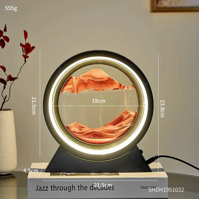 Lampe Sablier Rotative 3D Espace Astronomie Espace Astronomie