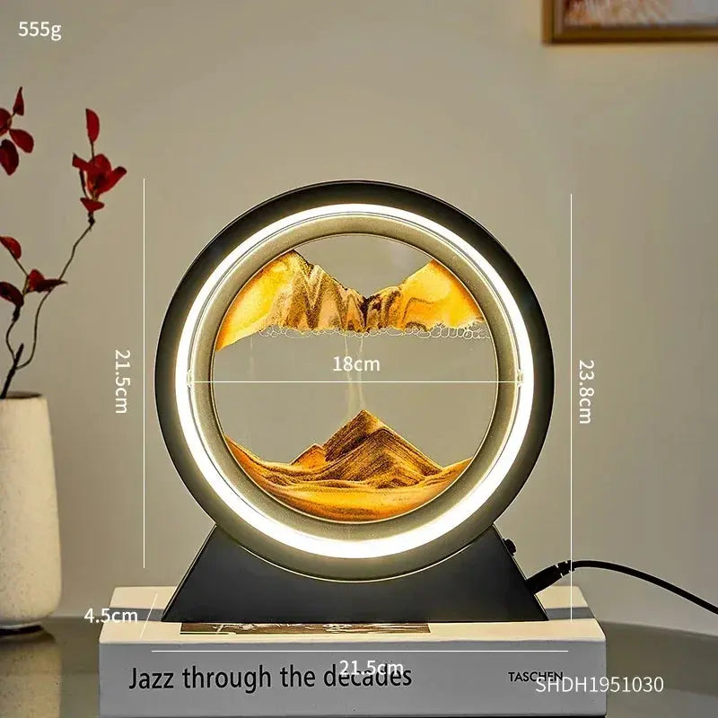 Lampe Sablier Rotative 3D Espace Astronomie Espace Astronomie