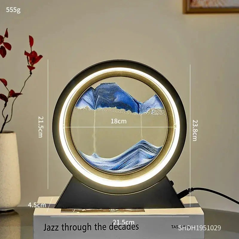 Lampe Sablier Rotative 3D Espace Astronomie Espace Astronomie