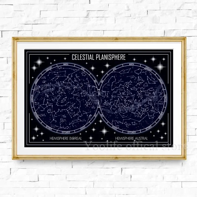 Planisphère Céleste Espace Astronomie Espace Astronomie