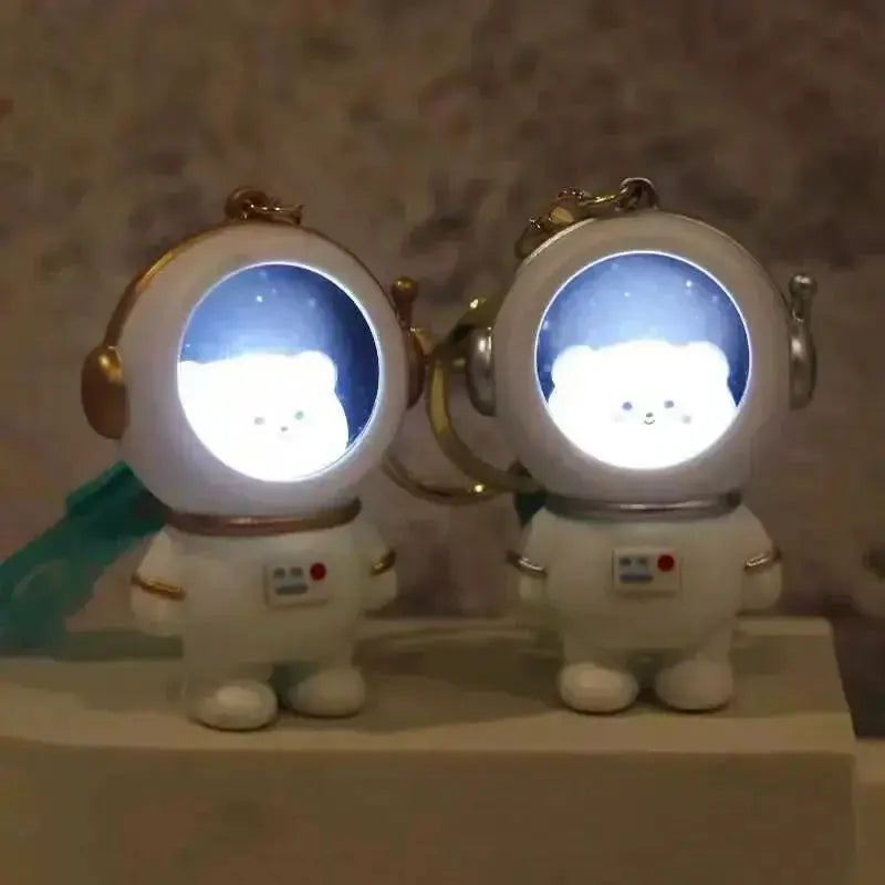 Porte Clé Astronaute Animaux Lumineux Espace Astronomie Espace Astronomie