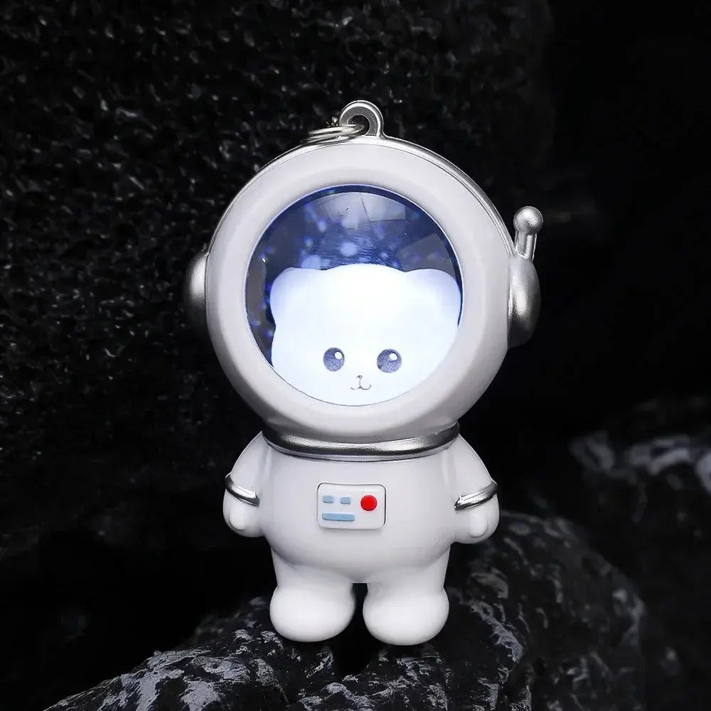 Porte Clé Astronaute Animaux Lumineux Espace Astronomie Espace Astronomie