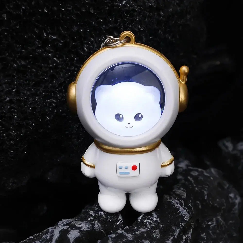 Porte Clé Astronaute Animaux Lumineux Espace Astronomie Espace Astronomie