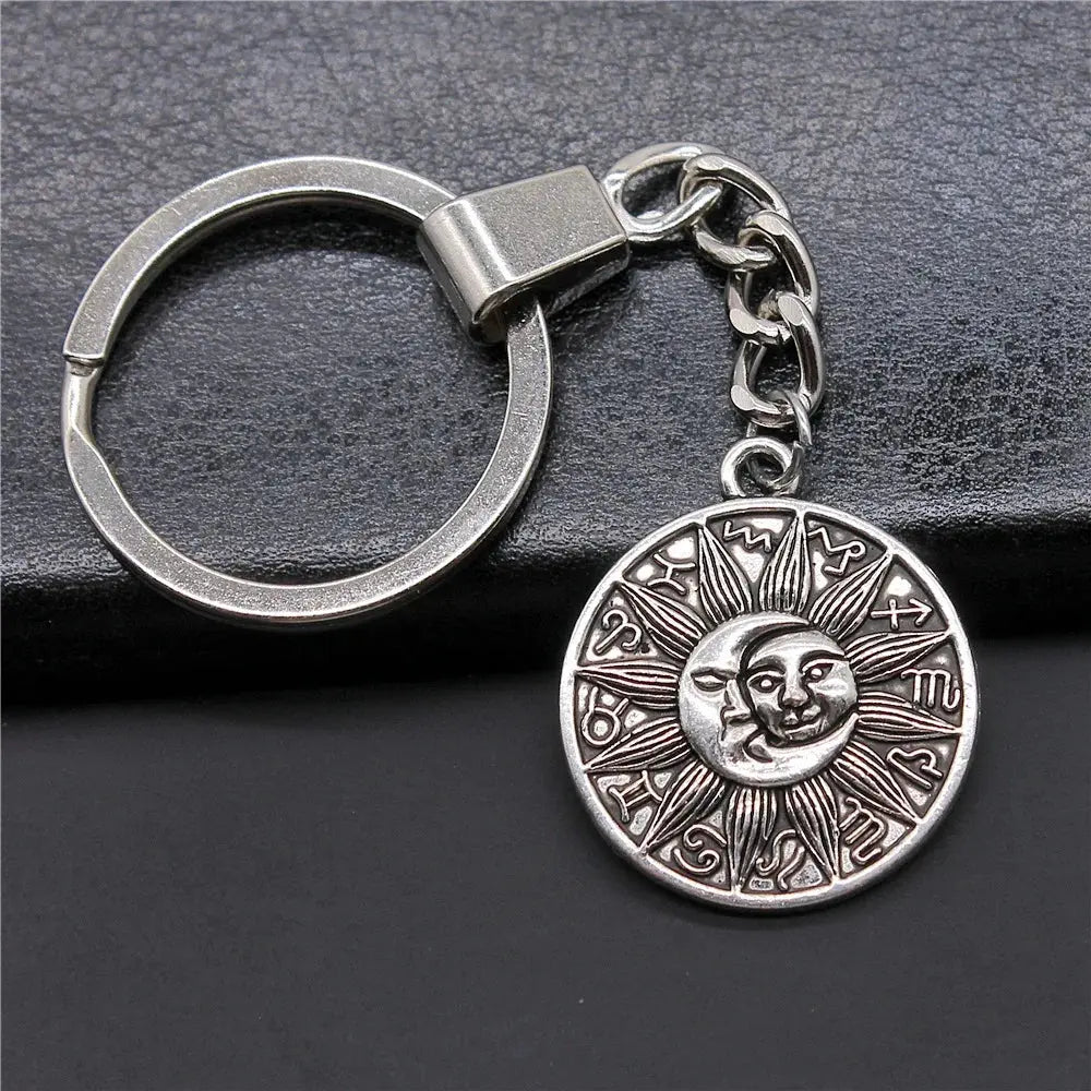 Porte Clé Soleil Lune Espace Astronomie Espace Astronomie