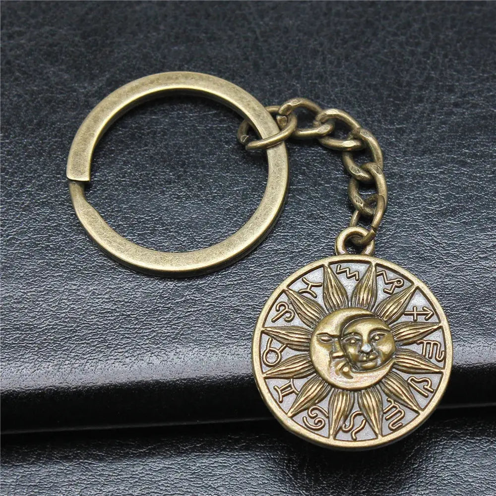 Porte Clé Soleil Lune Espace Astronomie Espace Astronomie