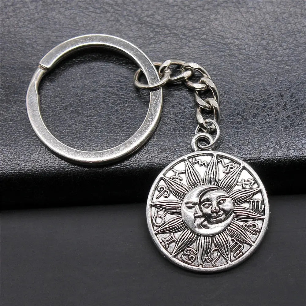 Porte Clé Soleil Lune Espace Astronomie Espace Astronomie