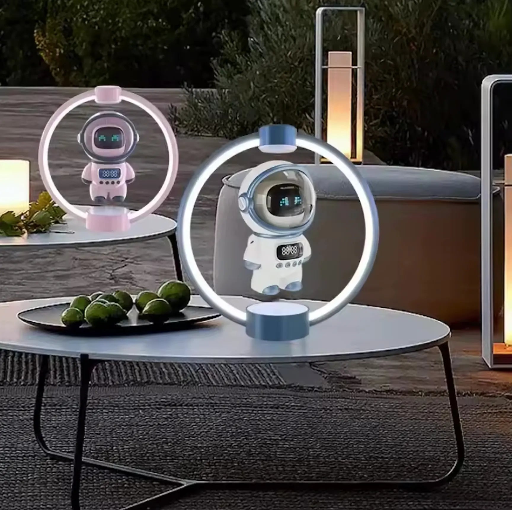 Radio Réveil Astronaute Halo Lévitation Magnétique Espace Astronomie Espace Astronomie