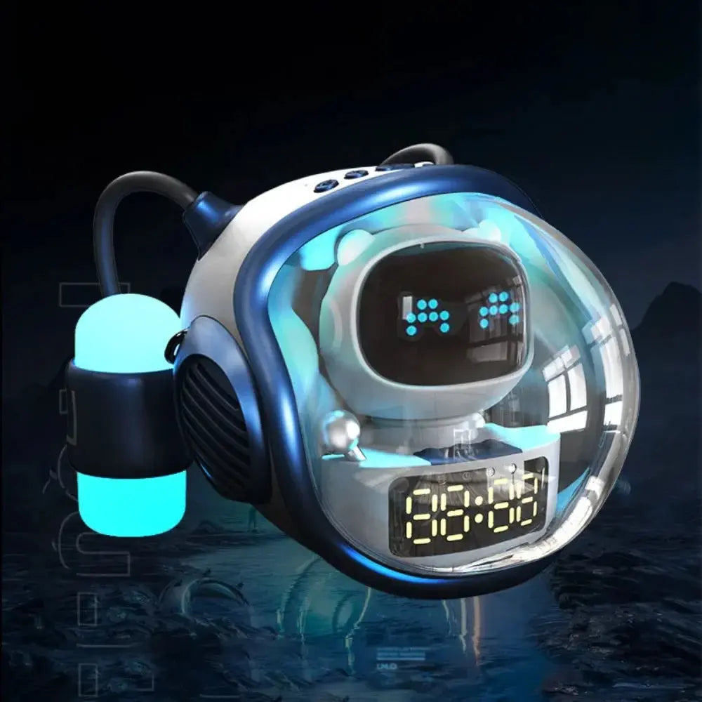 Radio Réveil Astronaute Vaisseau Spatial Portable Espace Astronomie Espace Astronomie