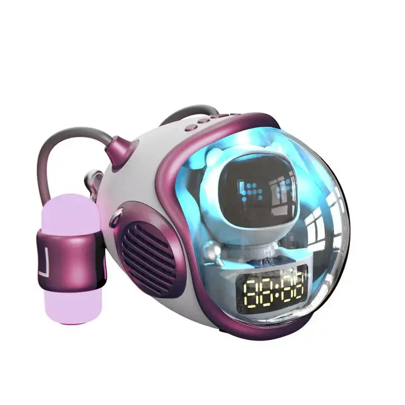 Radio Réveil Astronaute Vaisseau Spatial Portable Espace Astronomie Espace Astronomie