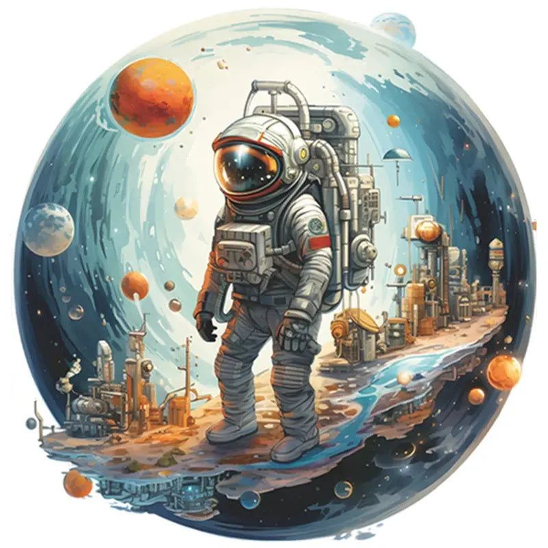 Sticker Mural Astronaute Galaxie Espace Astronomie Espace Astronomie