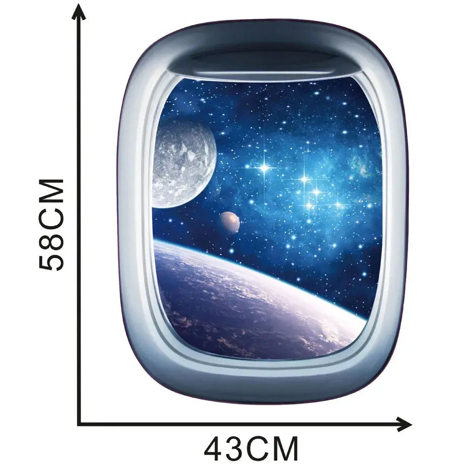 Sticker Mural Galaxie 3D Espace Astronomie Espace Astronomie