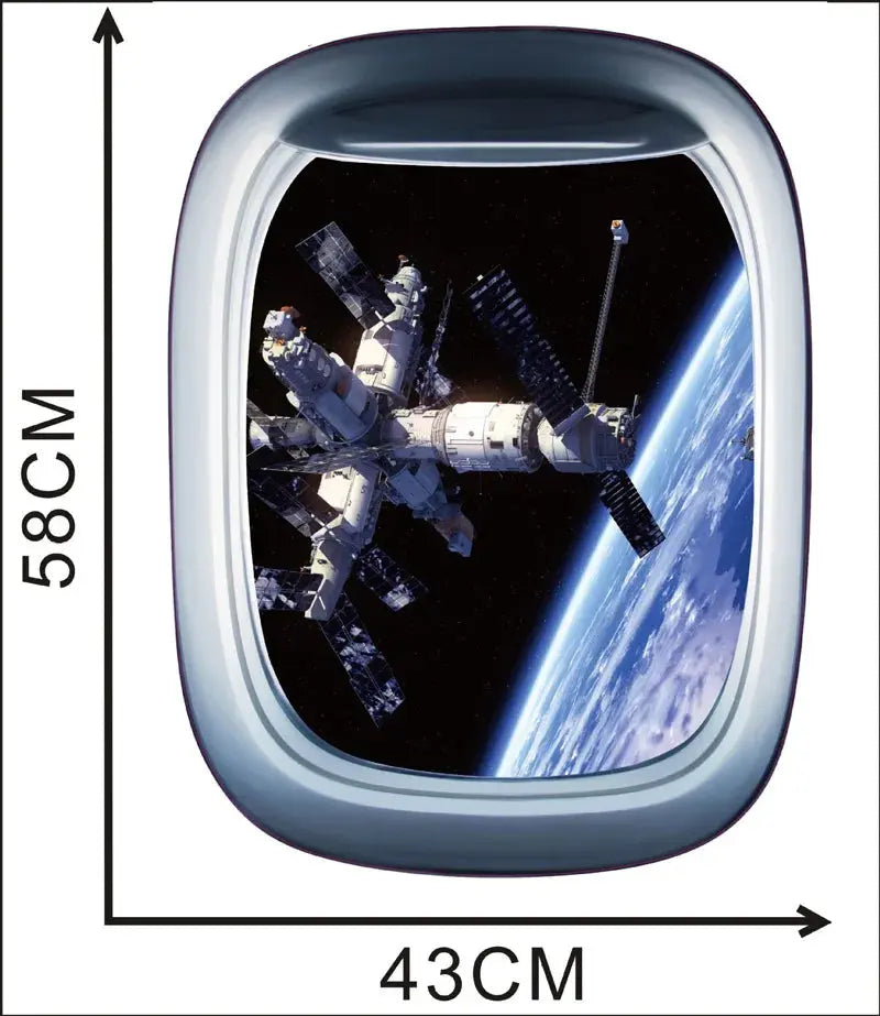 Sticker Mural Galaxie 3D Espace Astronomie Espace Astronomie