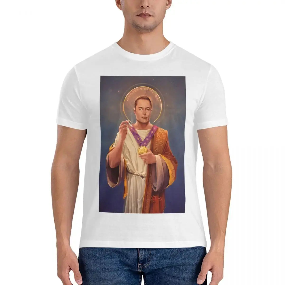 T-Shirt Saint Elon Musk Espace Astronomie Espace Astronomie