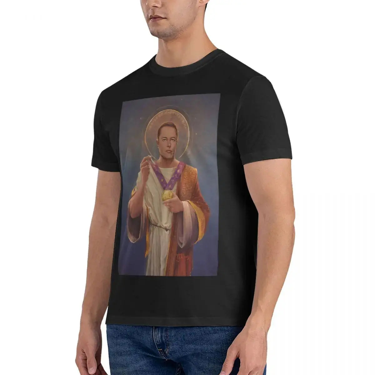 T-Shirt Saint Elon Musk Espace Astronomie Espace Astronomie