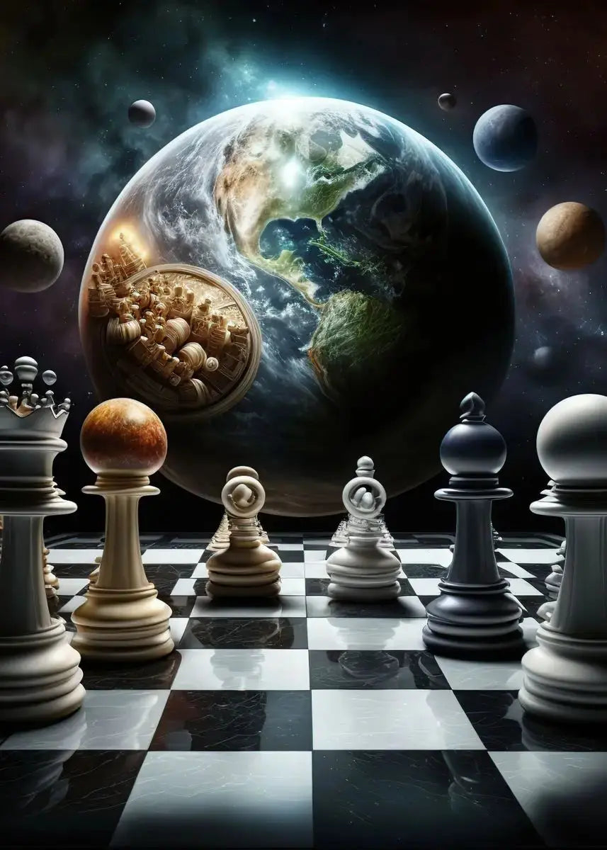 Affiche Astronautes Surréalistes Espace Astronomie    Espace Astronomie