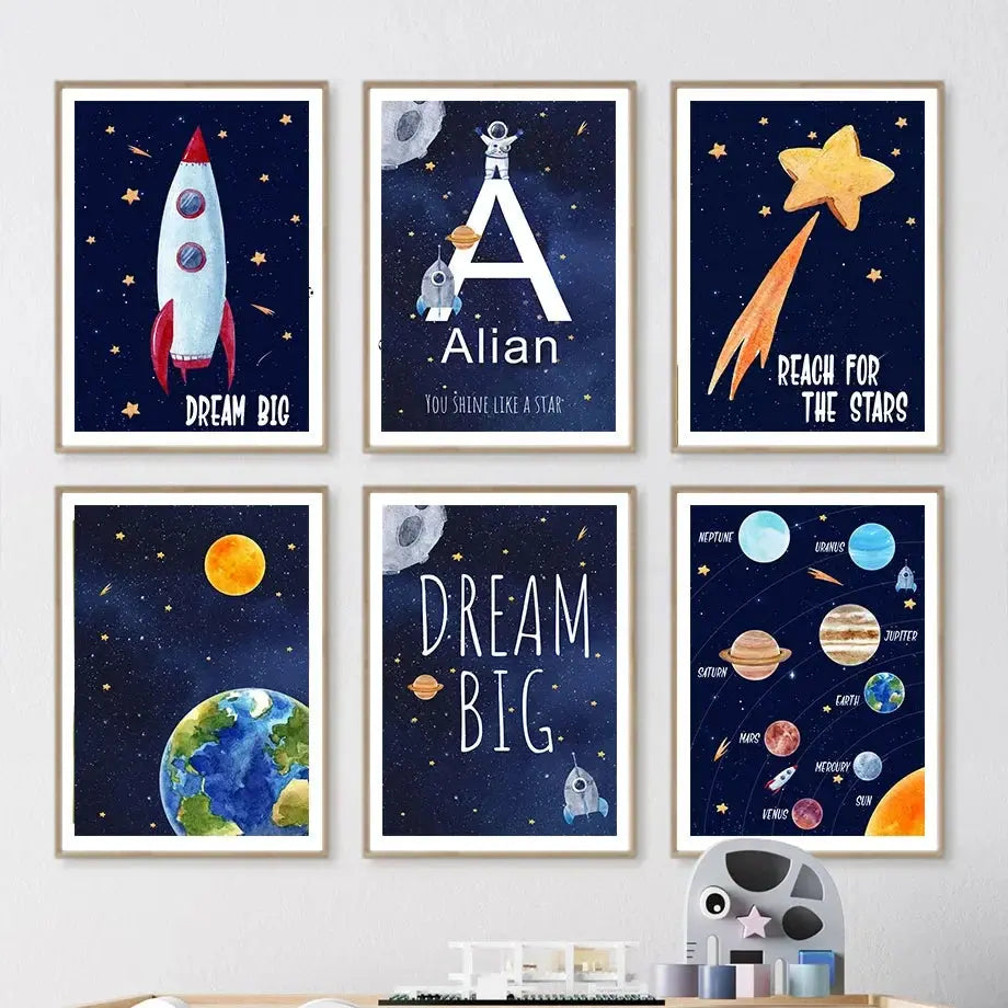 Affiche Astronomie Enfant Espace Astronomie    Espace Astronomie