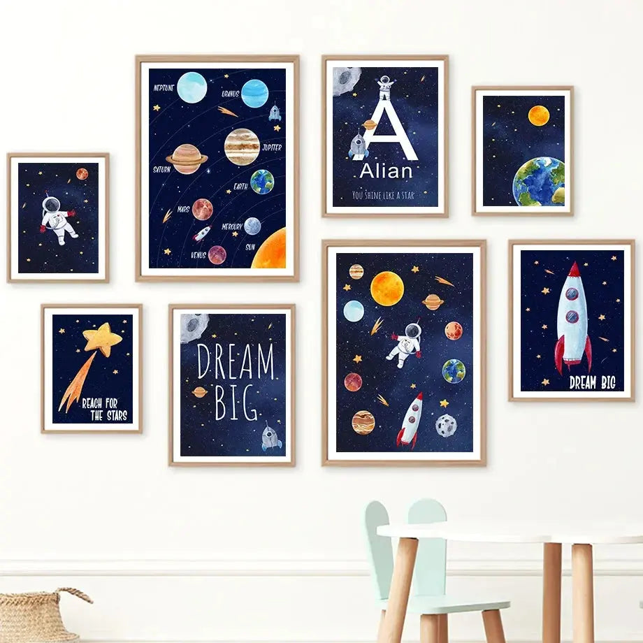 Affiche Astronomie Enfant Espace Astronomie    Espace Astronomie