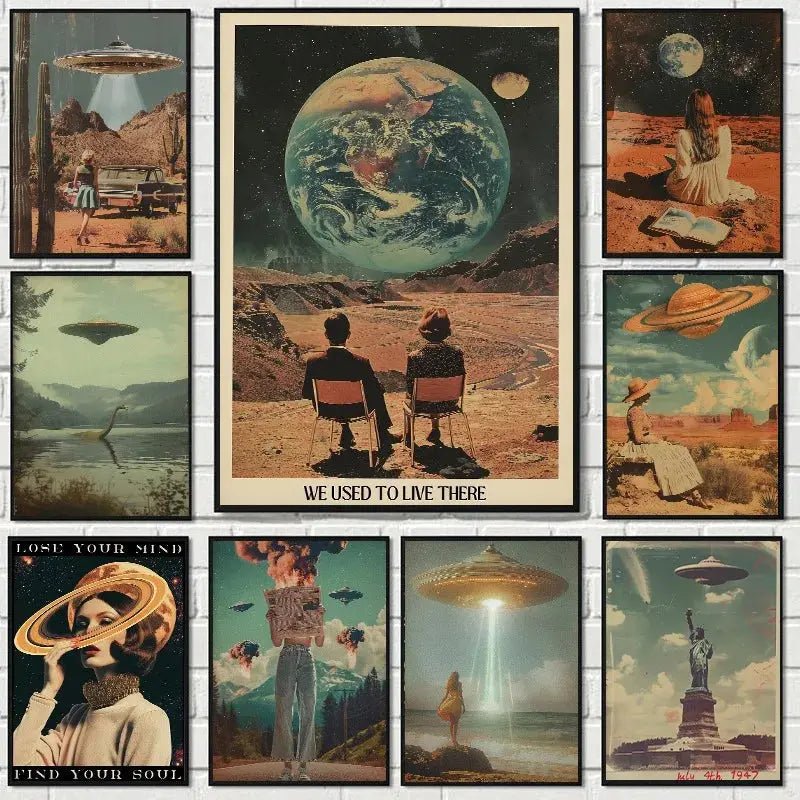 Affiches Astronomie Surréaliste Espace Astronomie    Espace Astronomie
