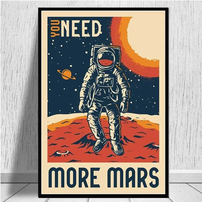 Affiches Conquête Spaciale Vintage Espace Astronomie    Espace Astronomie