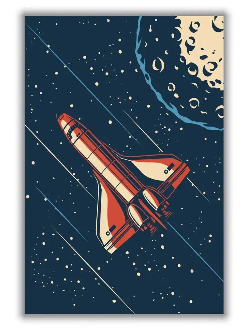 Affiches Conquête Spaciale Vintage Espace Astronomie    Espace Astronomie