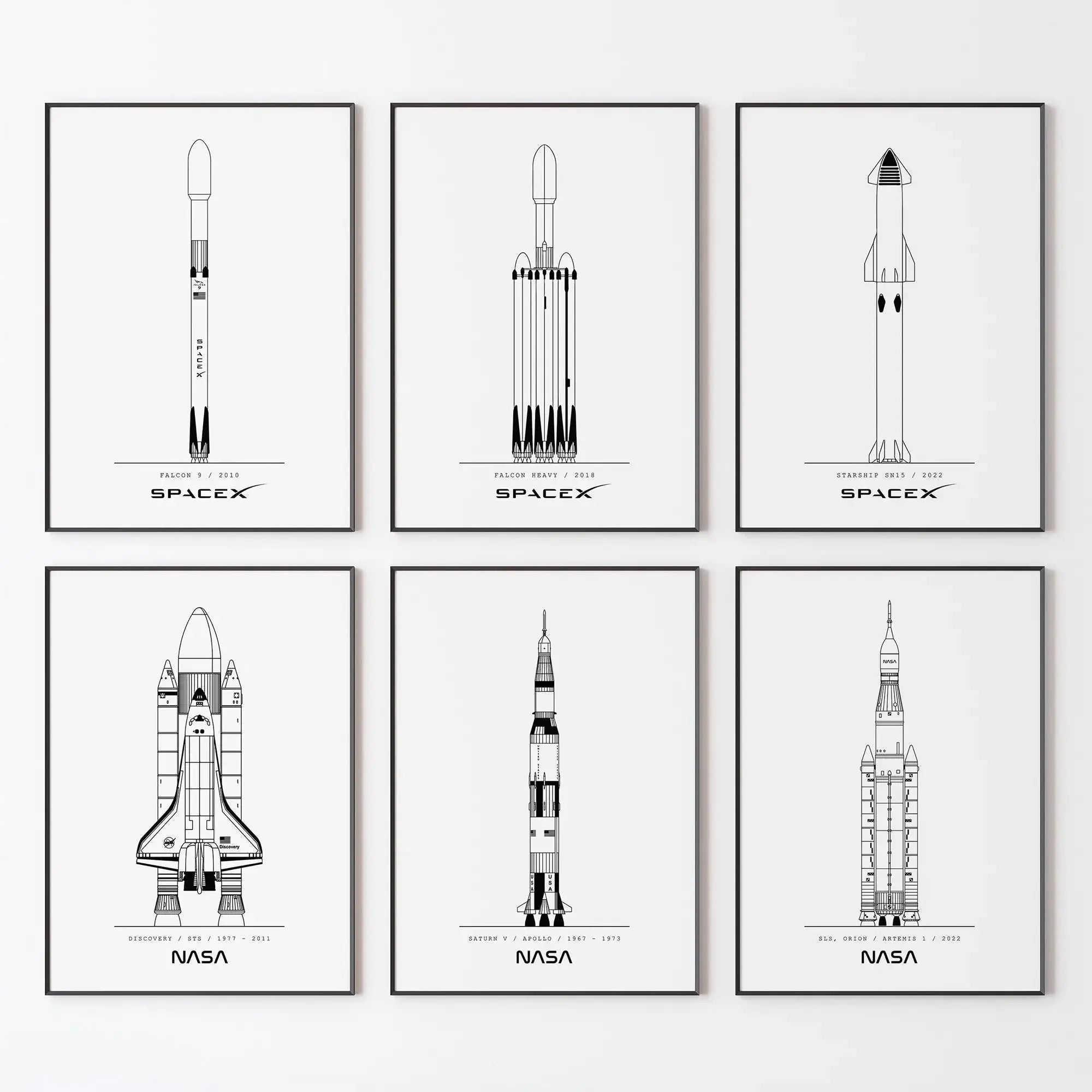 Affiches NASA & SpaceX Espace Astronomie    Espace Astronomie