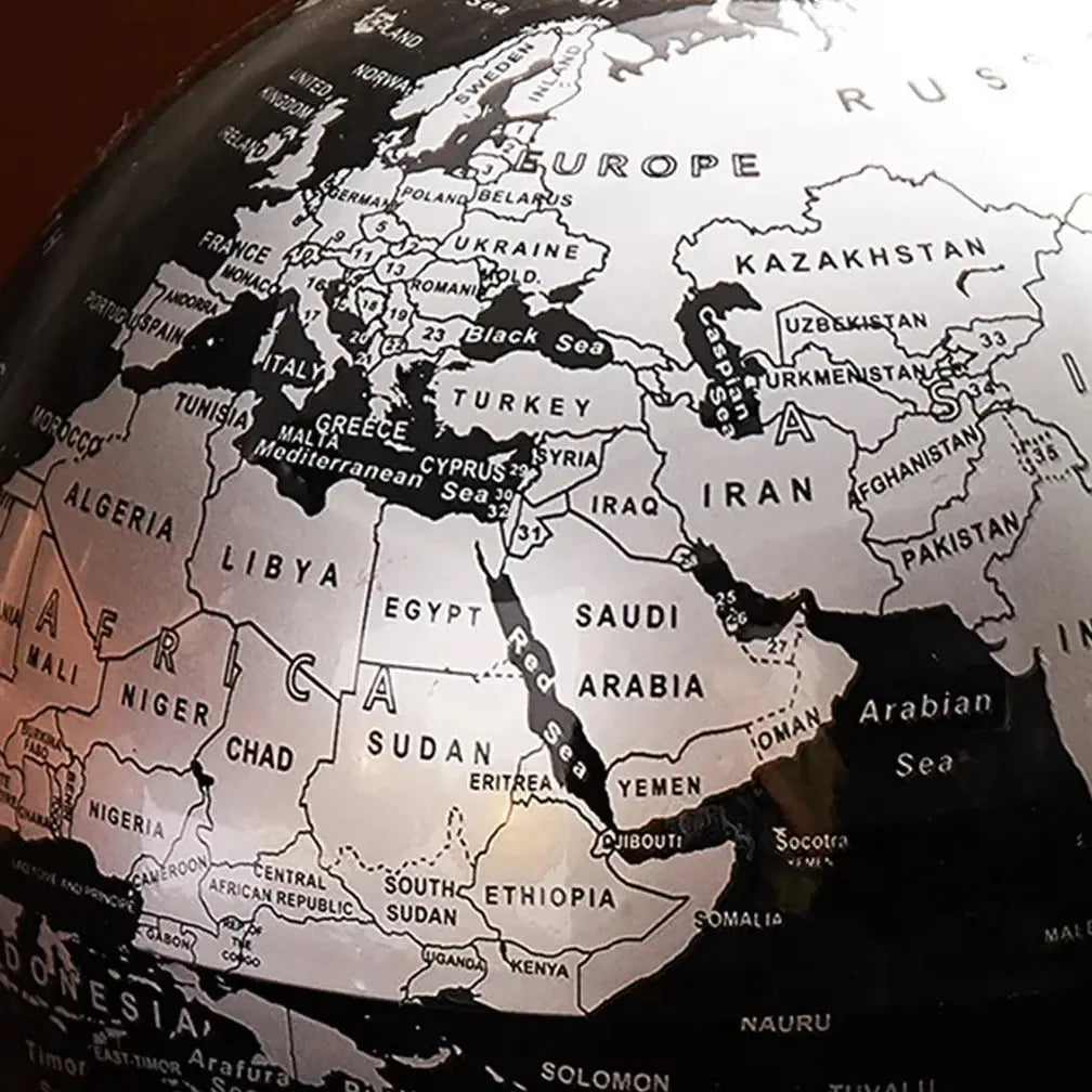 Globe Terrestre Rétro Espace Astronomie    Espace Astronomie