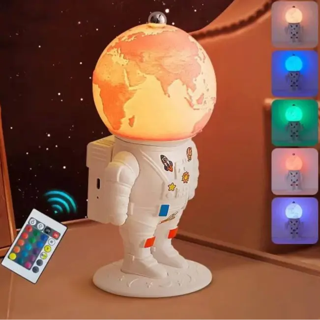 Lampe Astronaute Planète Terre