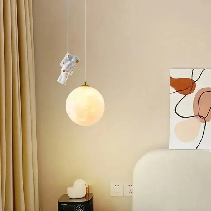 Lampe Suspension Astronaute