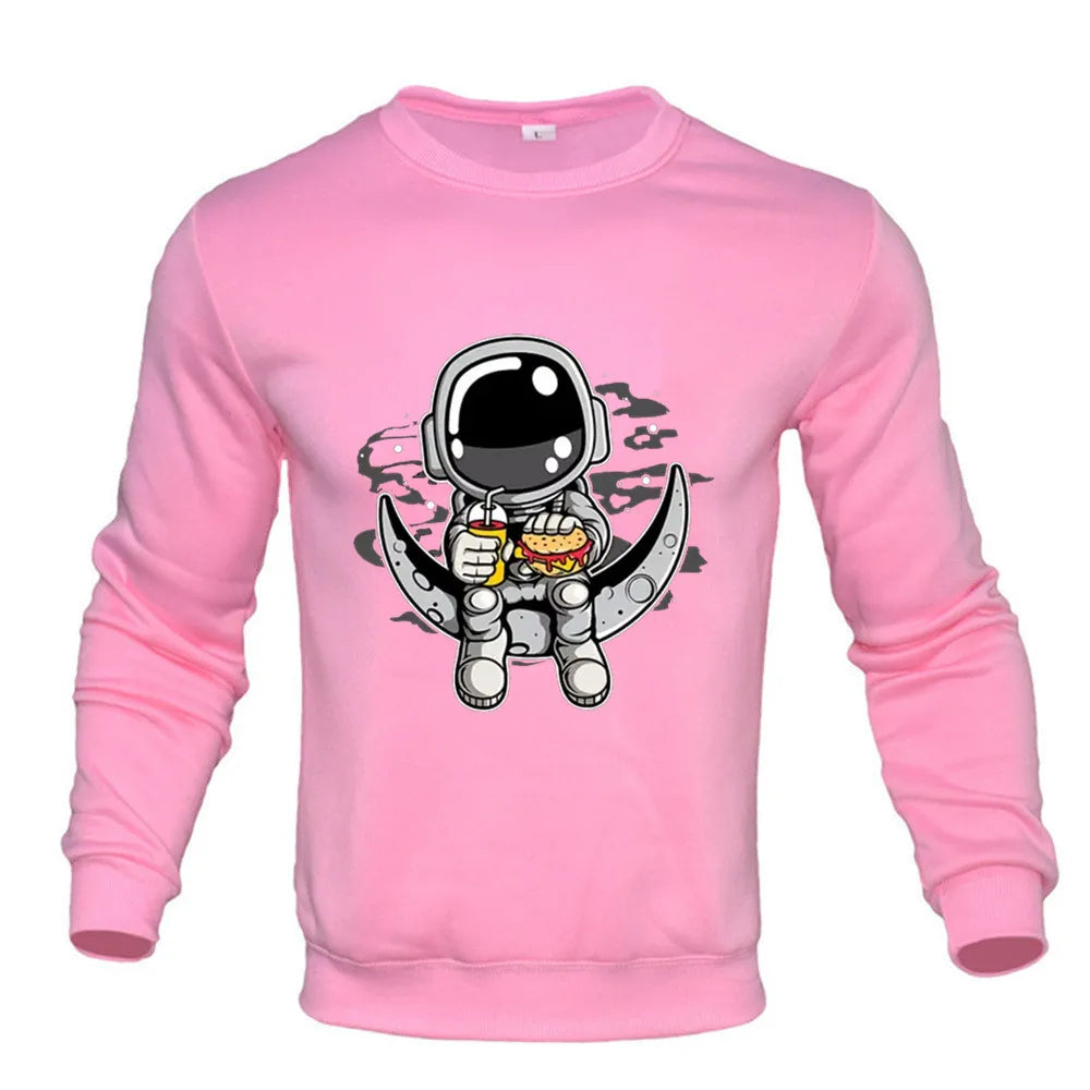 Pull Astronaute Cartoon