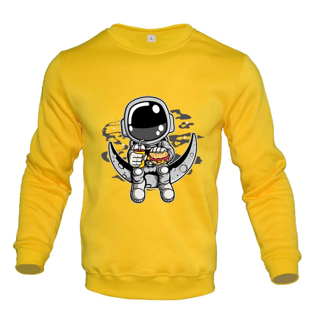 Pull Astronaute Cartoon