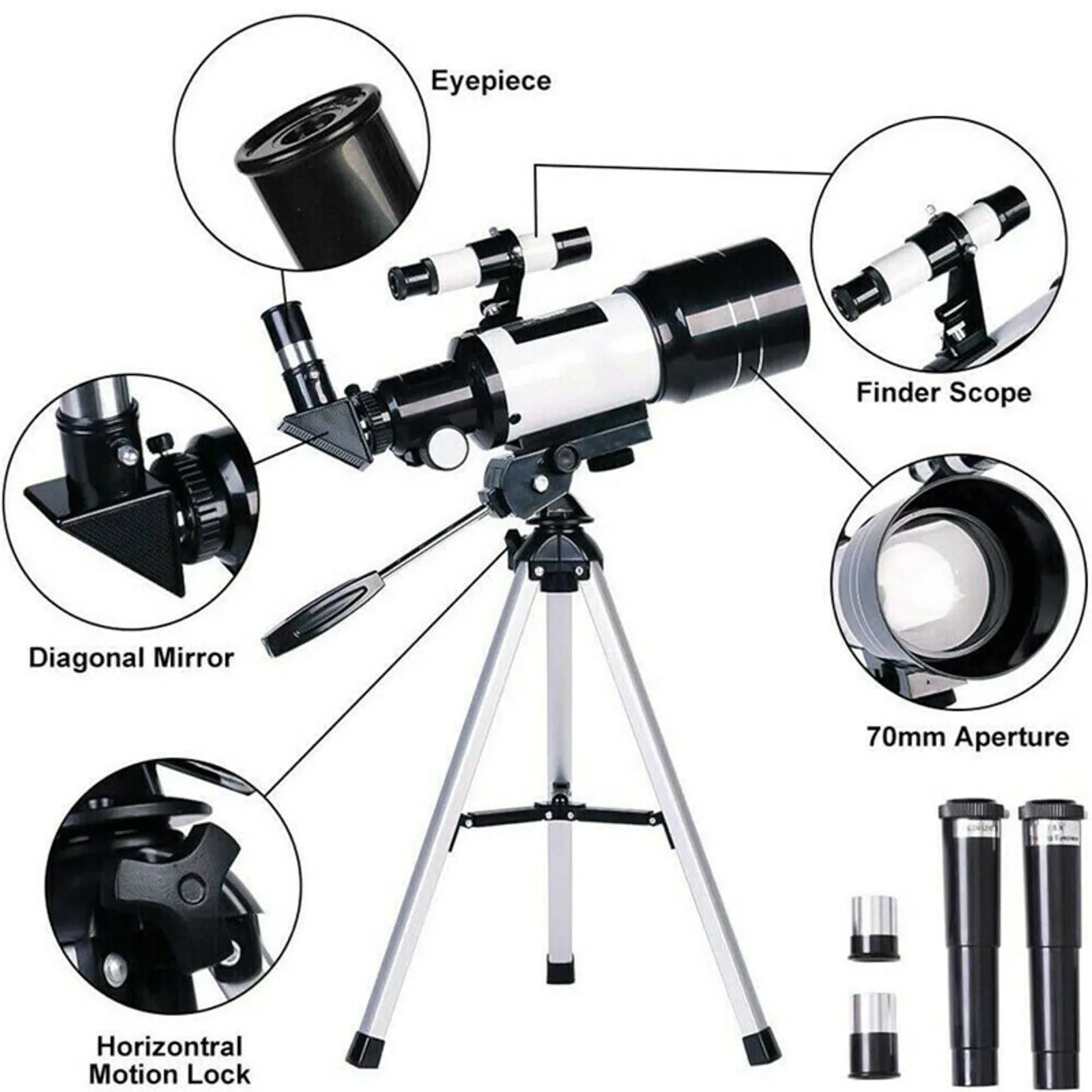 Télescope Compact 150X 70MM