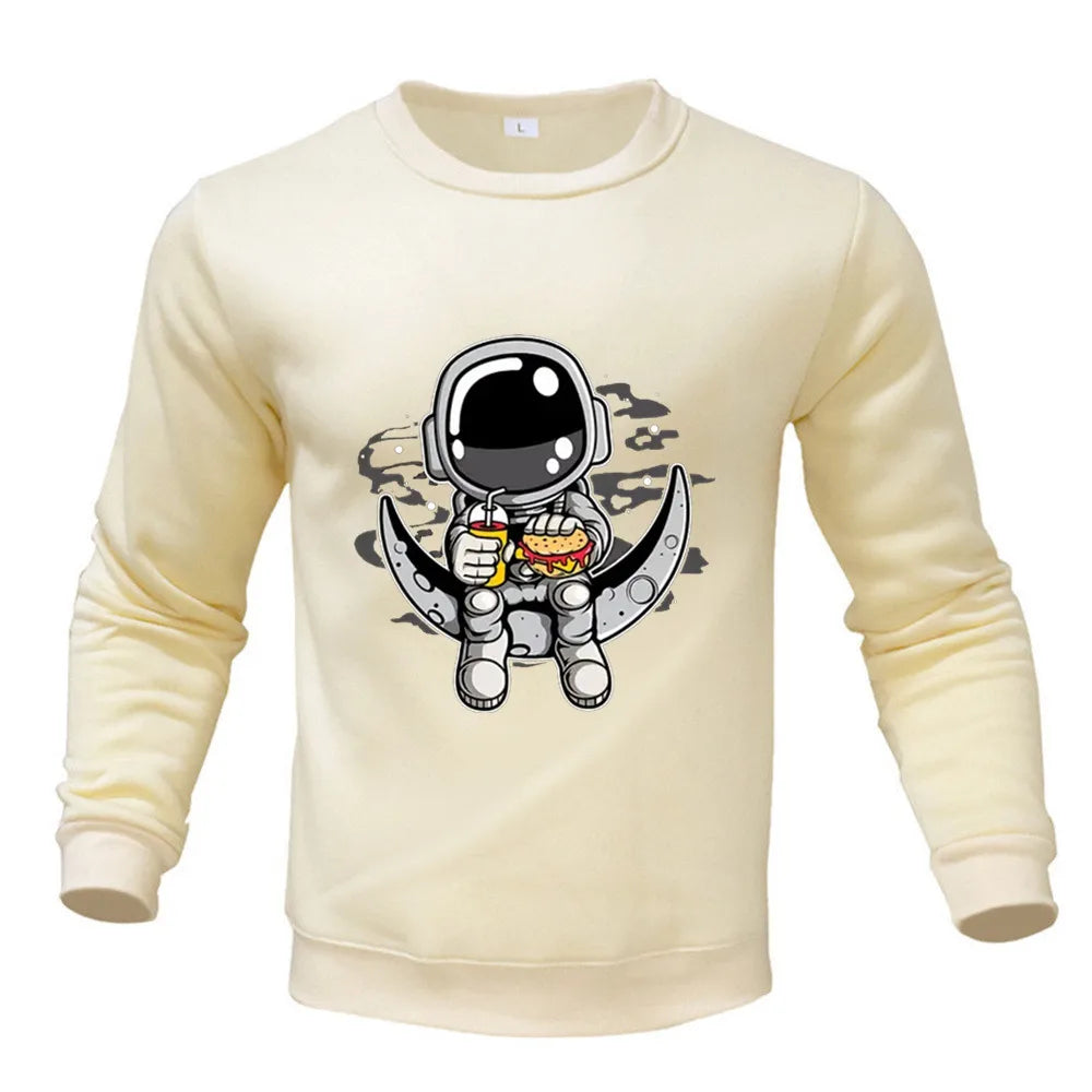 Pull Astronaute Cartoon