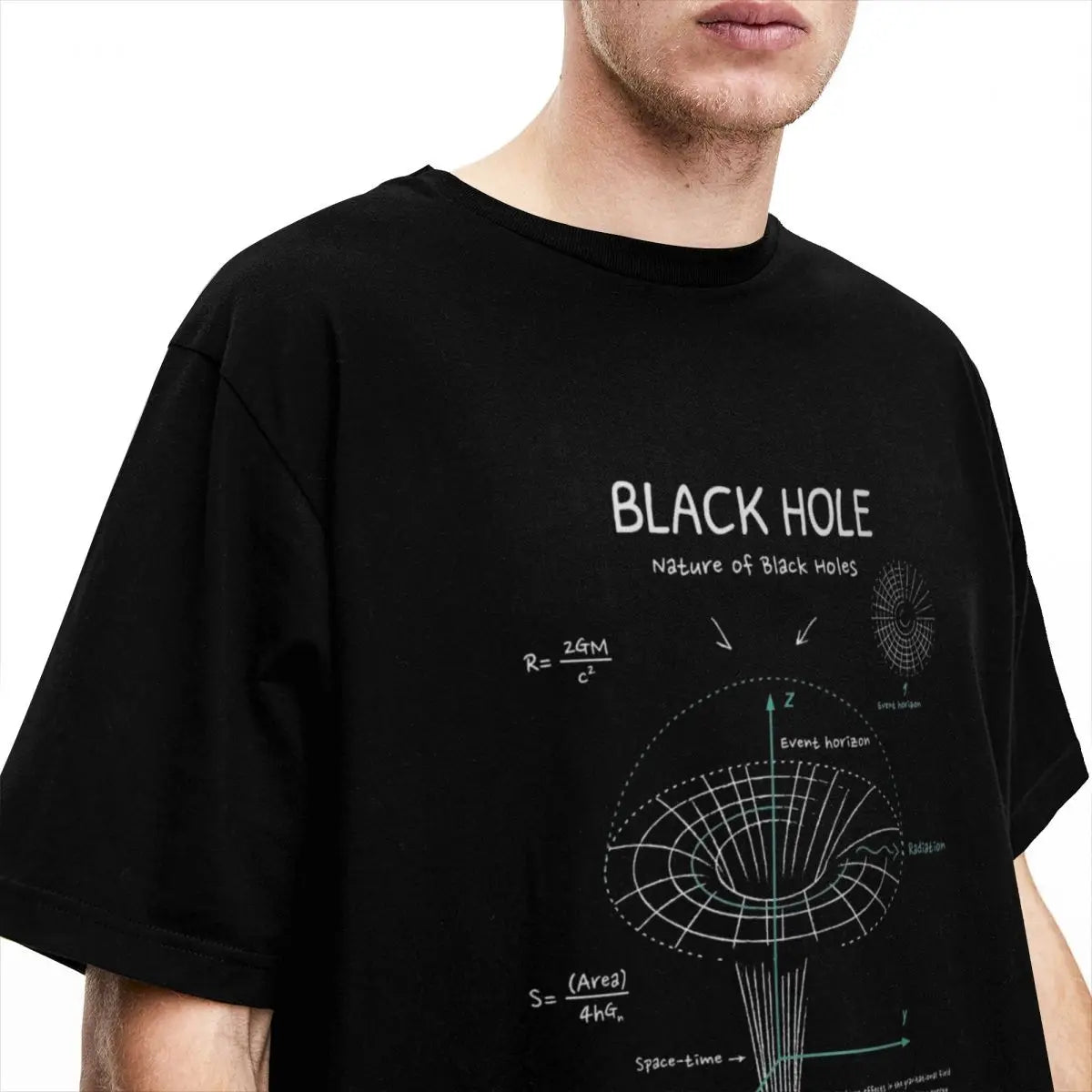 T-Shirt Trou Noir