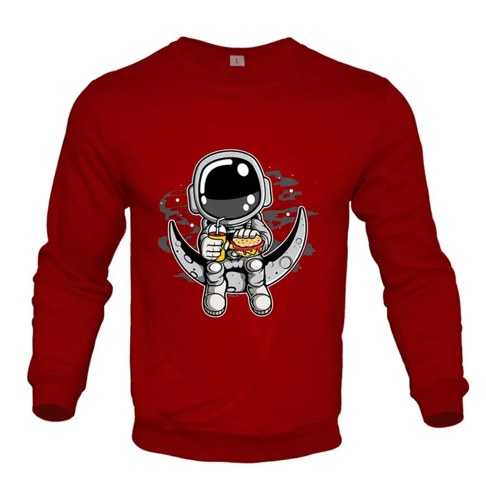 Pull Astronaute Cartoon