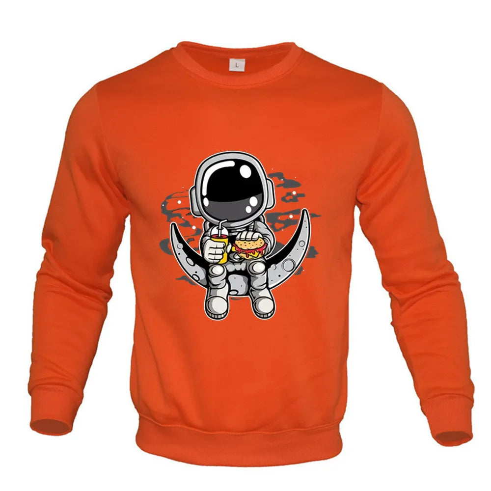 Pull Astronaute Cartoon