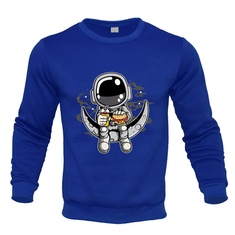 Pull Astronaute Cartoon