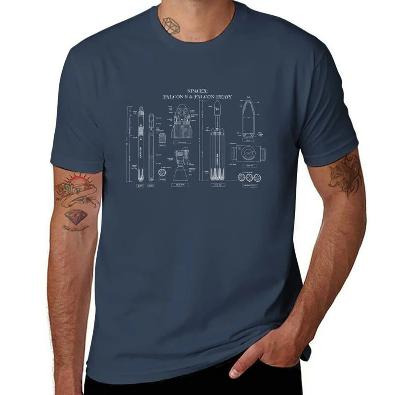 T-Shirt Space X Falcon